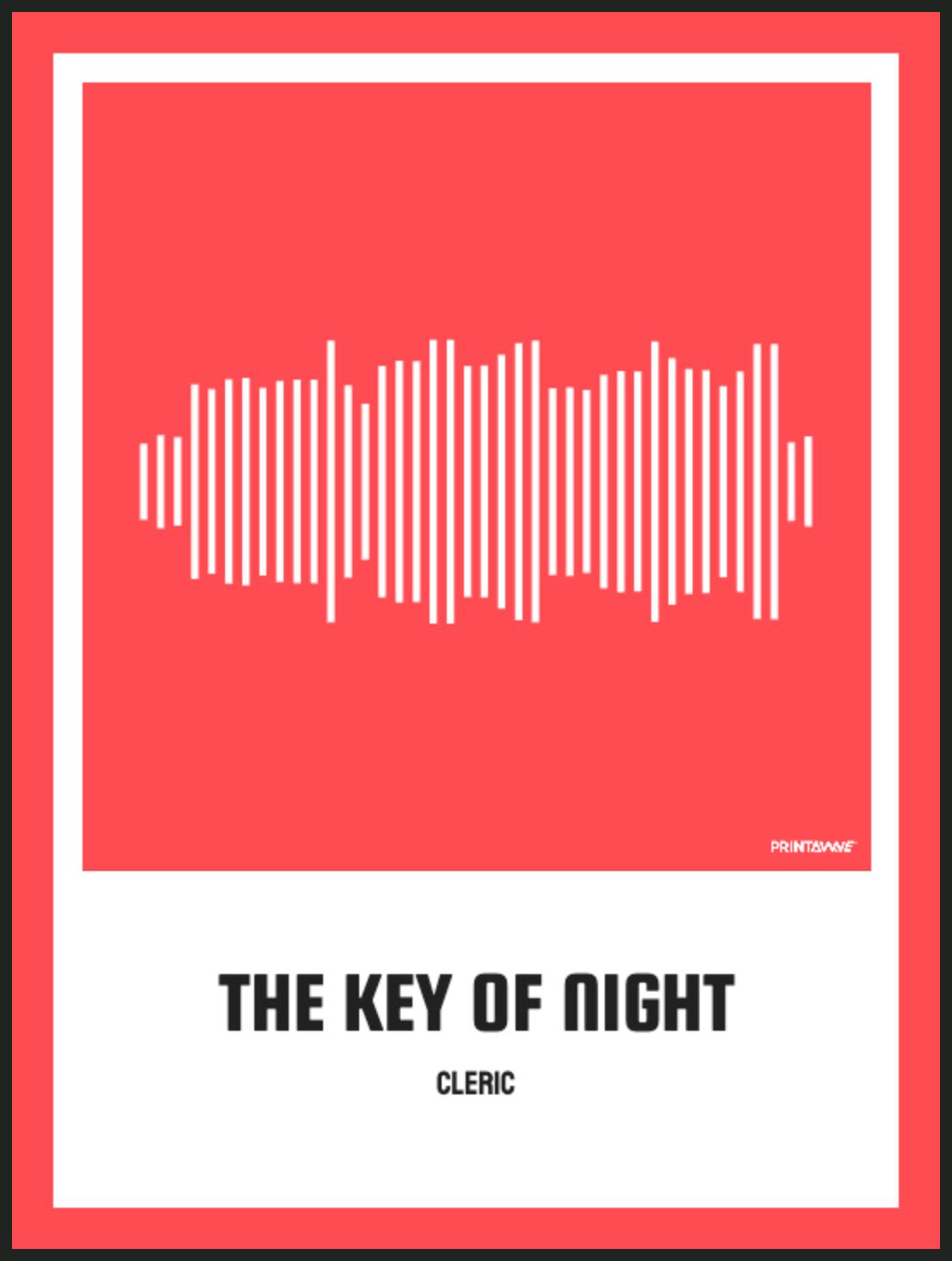 CLERIC - THE KEY OF NIGHT Printawave Unique Design #1688636420543