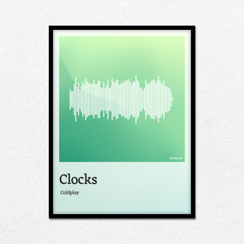 Coldplay - Clocks Printawave Unique Design #1689968972771