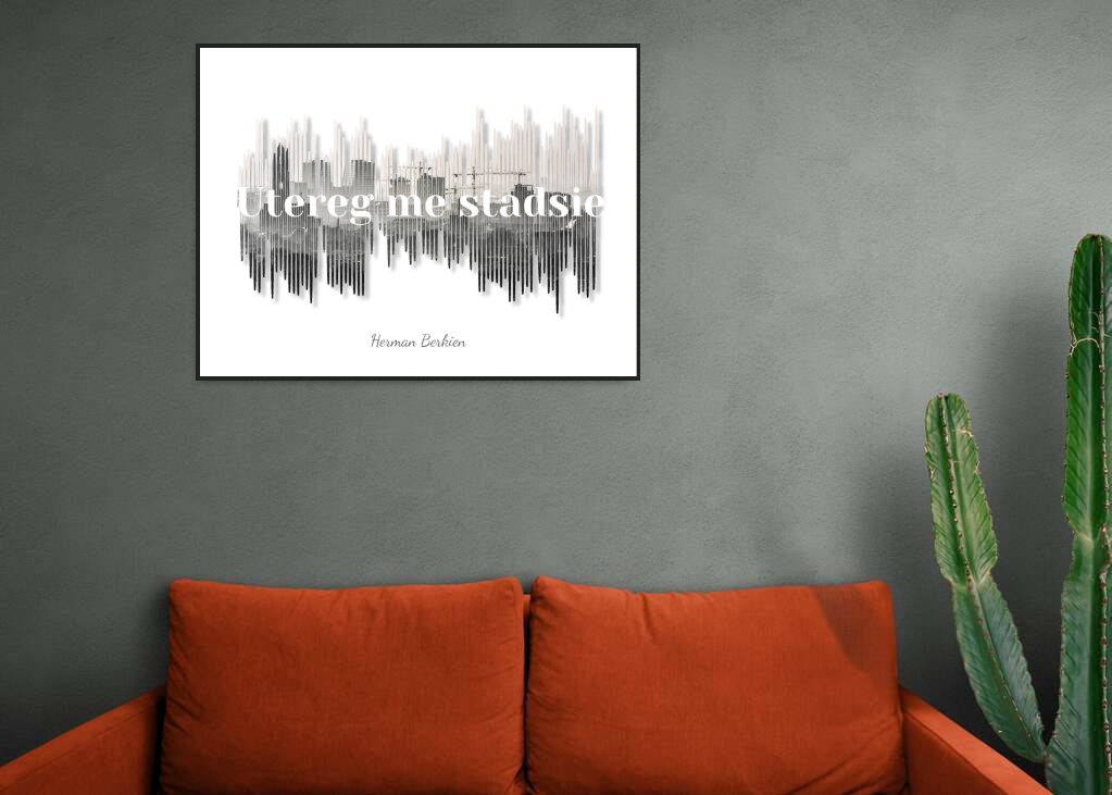 Herman Berkien - Utereg me stadsie Printawave Unique Design #1686328296713