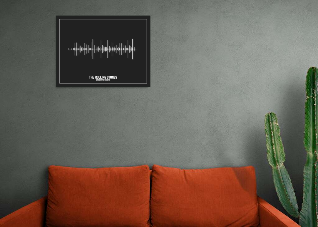 The Rolling Stones - Sympathy For The Devil Printawave Unique Design #1685521644247