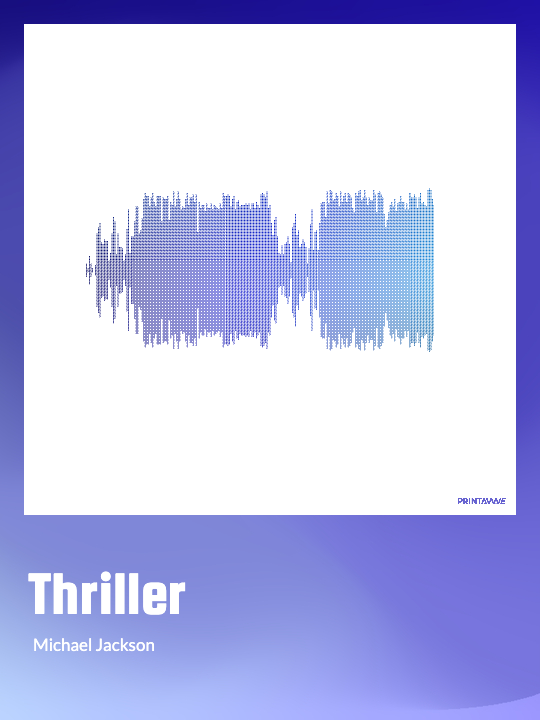 Michael Jackson - Thriller Printawave Unique Design #1690543590984