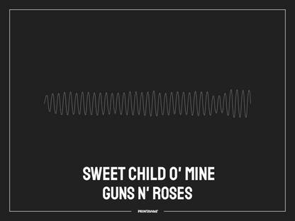 Guns N' Roses - Sweet Child O' Mine Printawave Unique Design #1696839588801