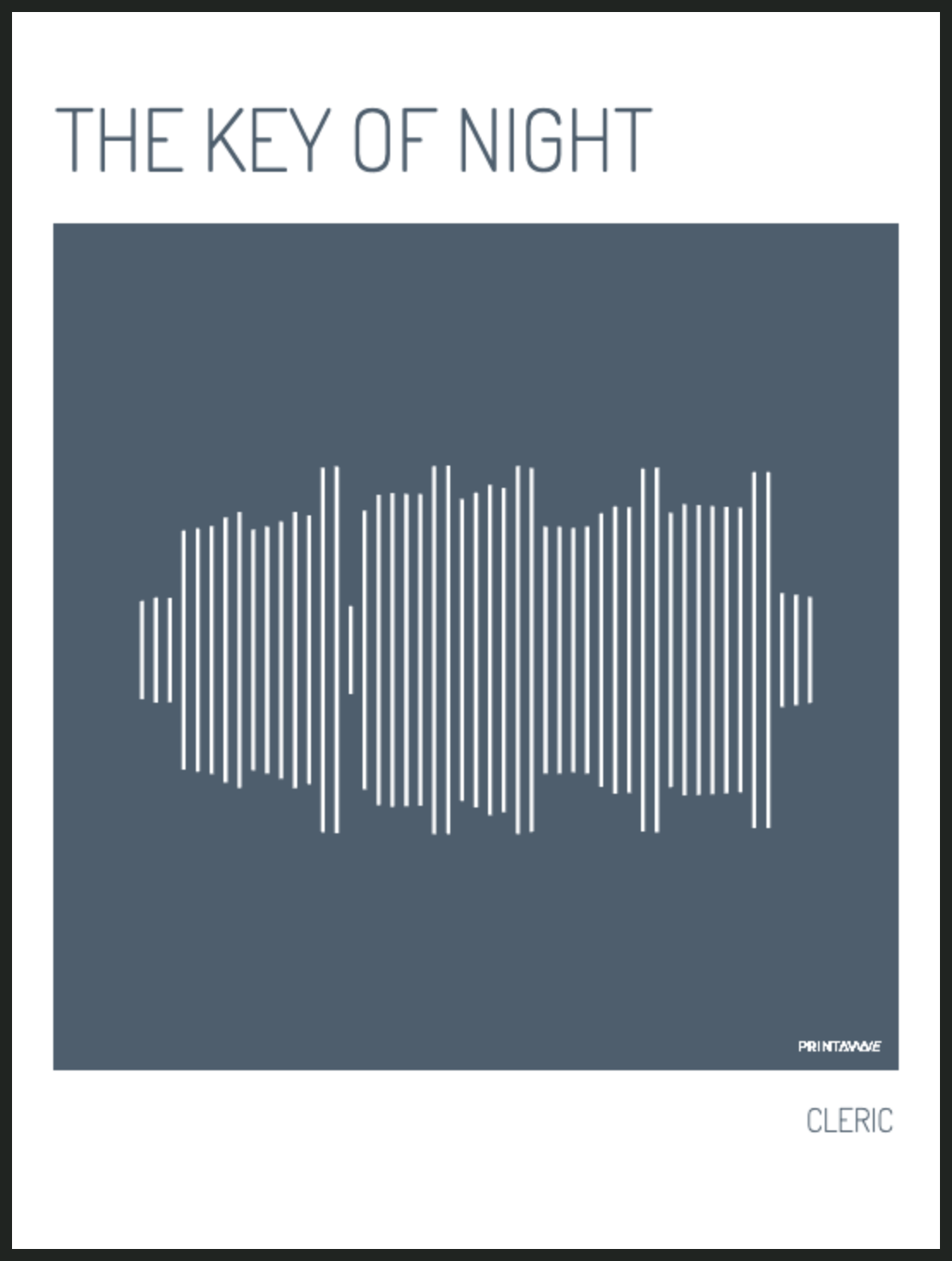CLERIC - THE KEY OF NIGHT Printawave Unique Design #1688636924534