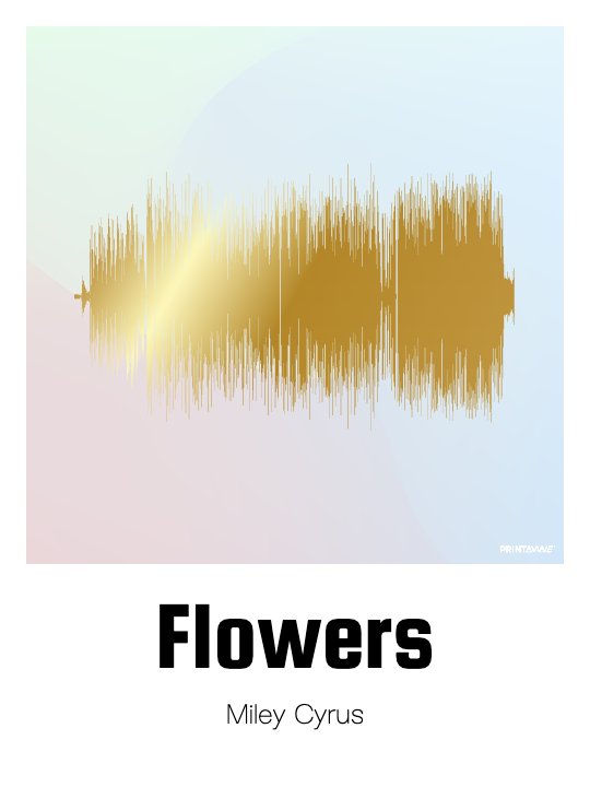Miley Cyrus - Flowers Printawave Unique Design #1689848620135