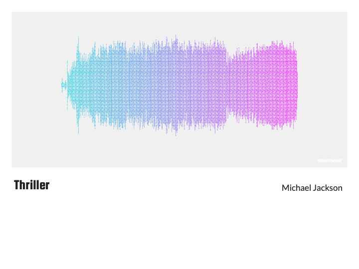 Michael Jackson - Thriller Printawave Unique Design #1690470575309
