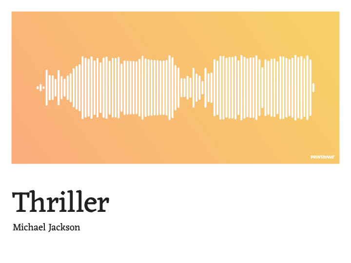 Michael Jackson - Thriller Printawave Unique Design #1690542500190