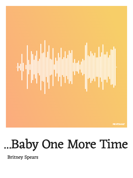 Britney Spears - ...Baby One More Time Printawave Unique Design #1689543809895
