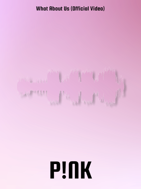 P!NK - What About Us (Official Video) Printawave Unique Design #1690910097537