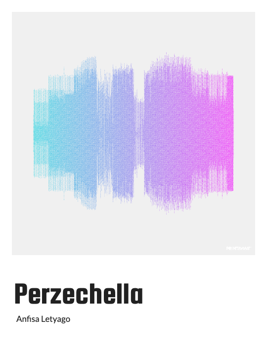 Anfisa Letyago - Perzechella Printawave Unique Design #1689352324552