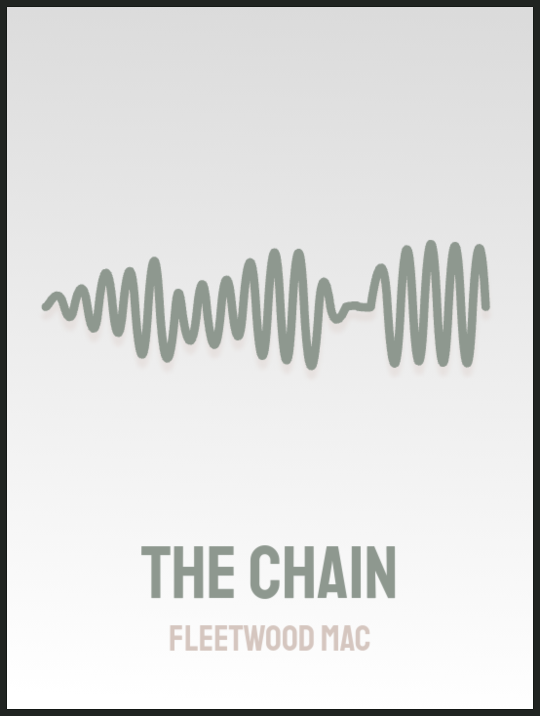 Fleetwood Mac - The Chain Printawave Unique Design #1686310629793