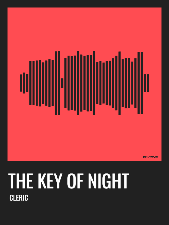 CLERIC - THE KEY OF NIGHT Printawave Unique Design #1688637624413