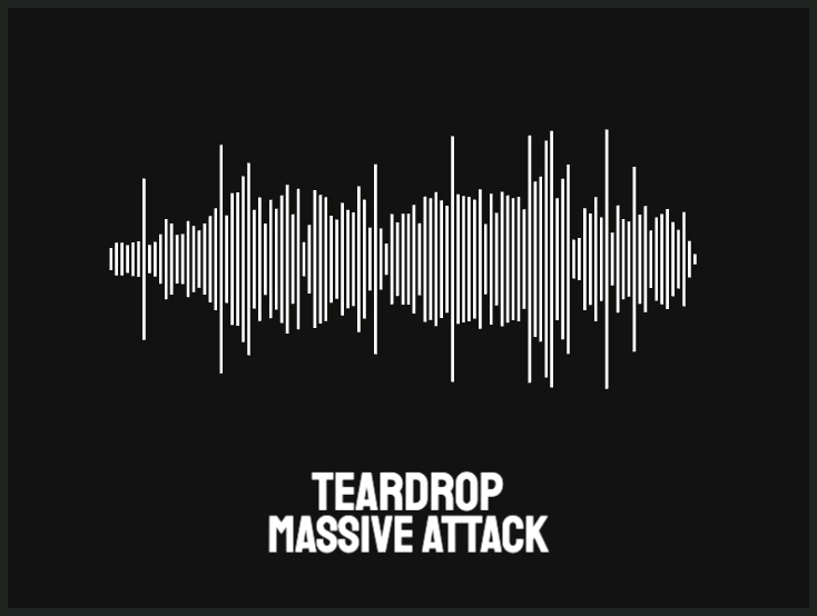 Massive Attack - Teardrop Printawave Unique Design #1685305925731