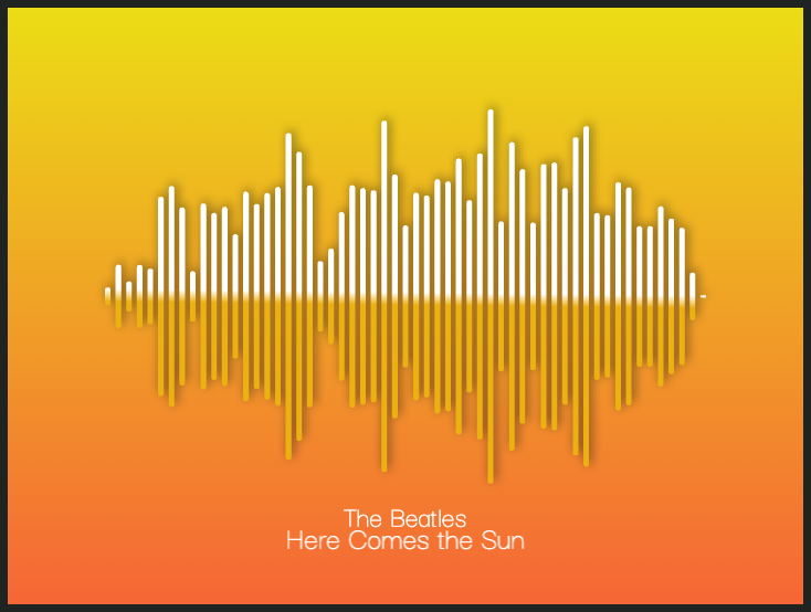 The Beatles - Here Comes the Sun Printawave Unique Design #1685302427413