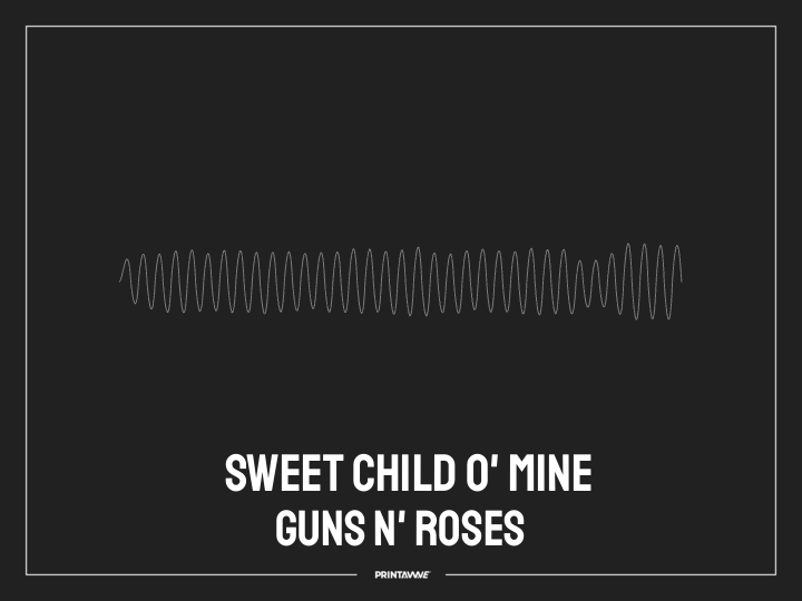 Guns N' Roses - Sweet Child O' Mine Printawave Unique Design #1696799994471
