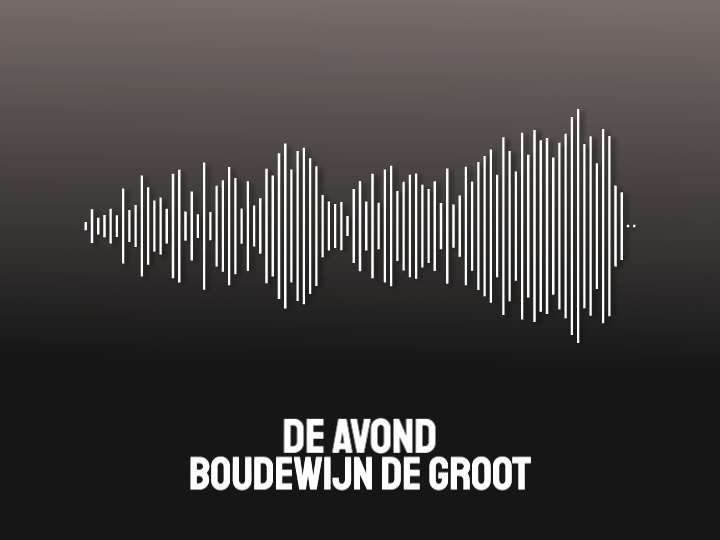 Boudewijn de Groot - De Avond Printawave Unique Design #1685551736481