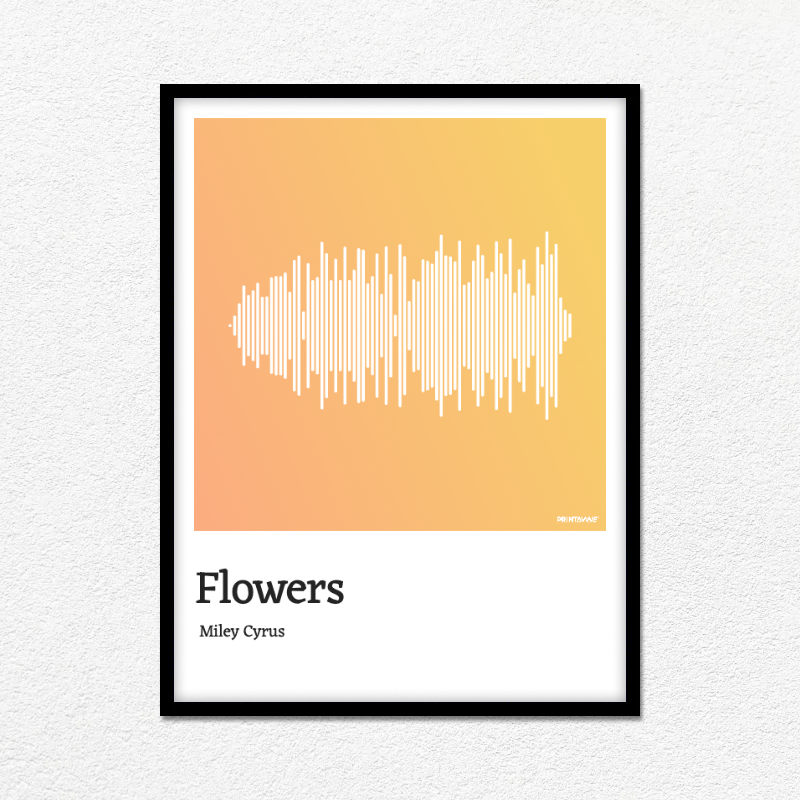 Miley Cyrus - Flowers Printawave Unique Design #1690144605038
