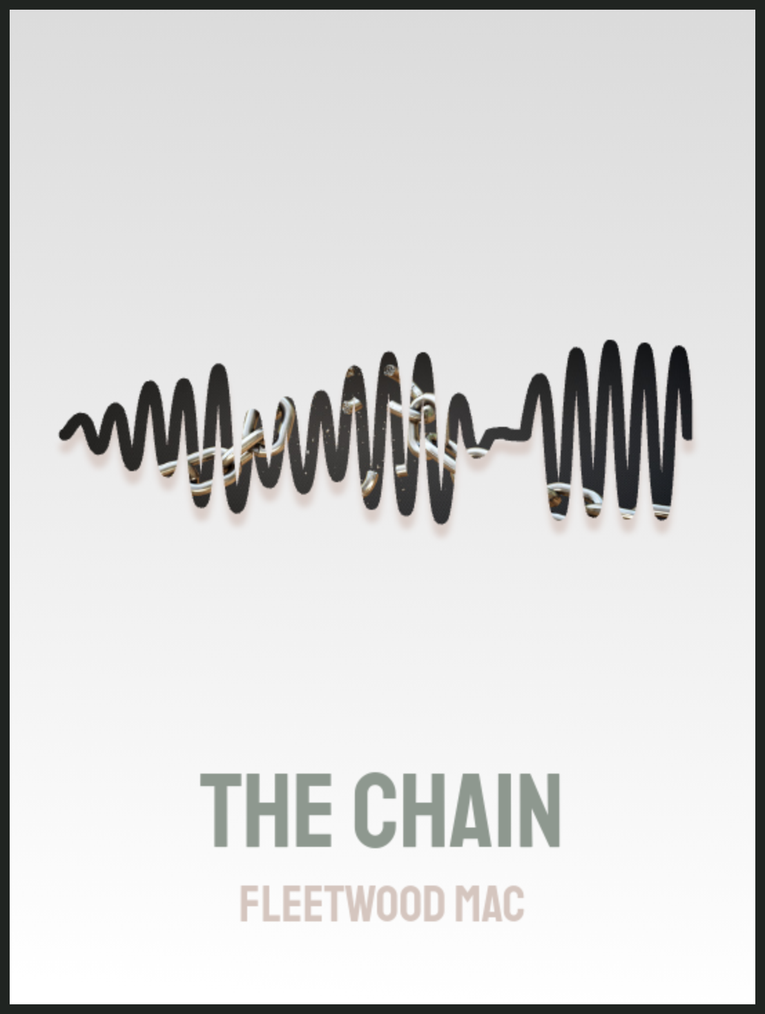Fleetwood Mac - The Chain Printawave Unique Design #1686311100830