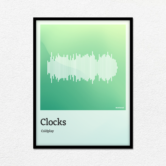 Coldplay - Clocks Printawave Unique Design #1689968972771