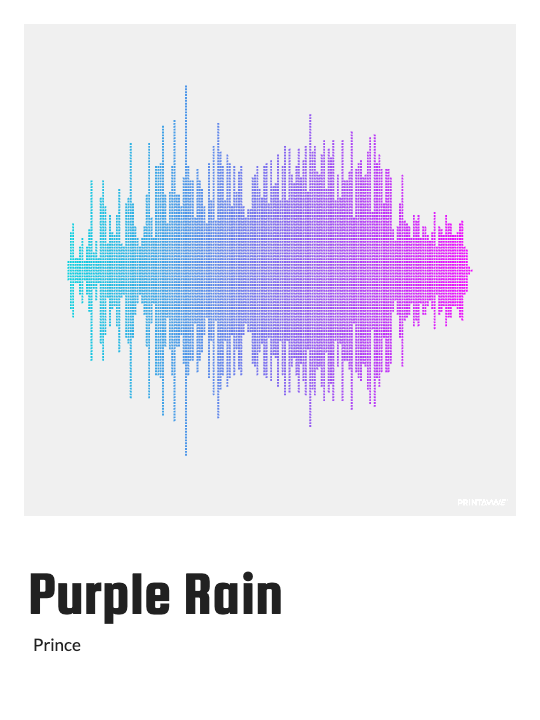 Prince - Purple Rain Printawave Unique Design #1689543657347