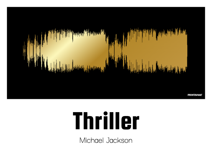 Michael Jackson - Thriller Printawave Unique Design #1690541069679