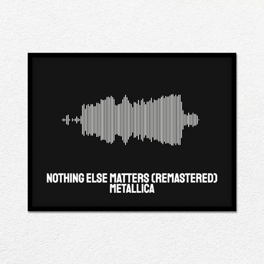 Metallica - Nothing Else Matters (Remastered) Printawave Unique Design #1695311624762