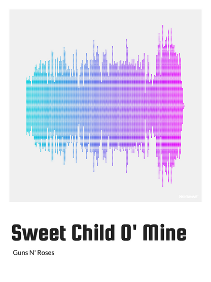 Guns N' Roses - Sweet Child O' Mine Printawave Unique Design #1689542079033