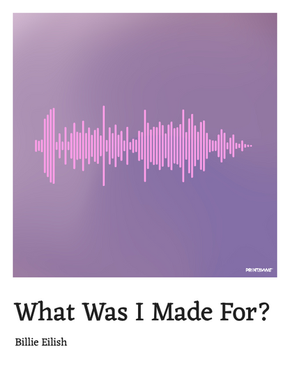 Billie Eilish - What Was I Made For? Printawave Unique Design #1689850666204