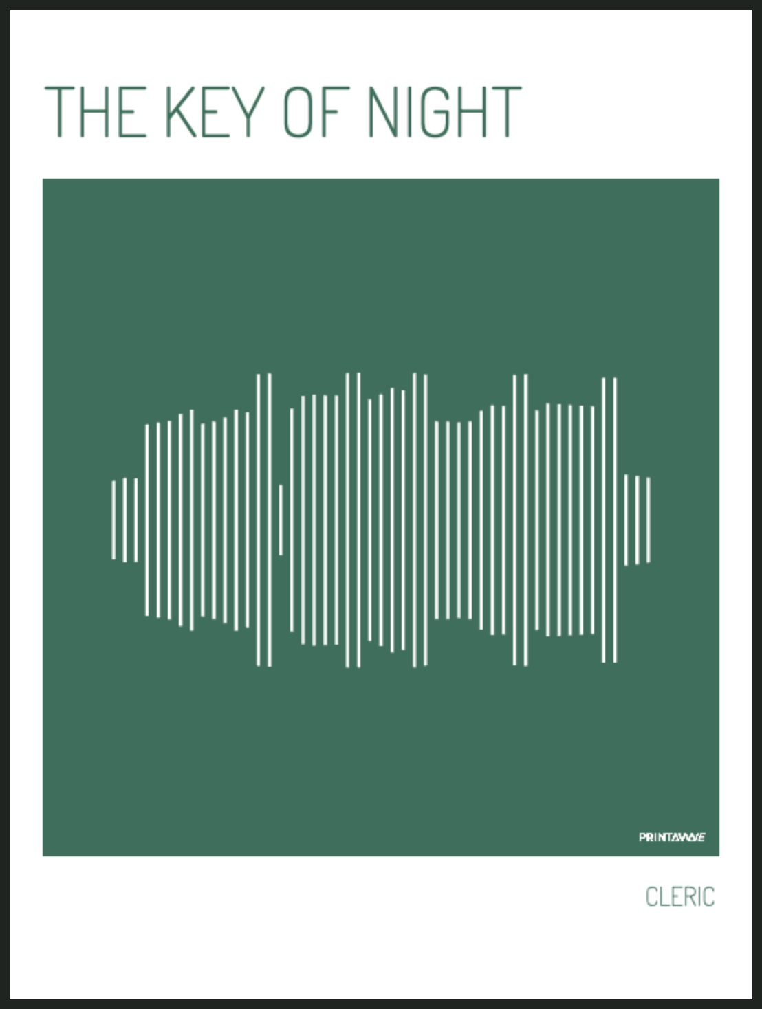 CLERIC - THE KEY OF NIGHT Printawave Unique Design #1688636983563