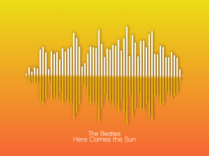 The Beatles - Here Comes the Sun Printawave Unique Design #1685302427413