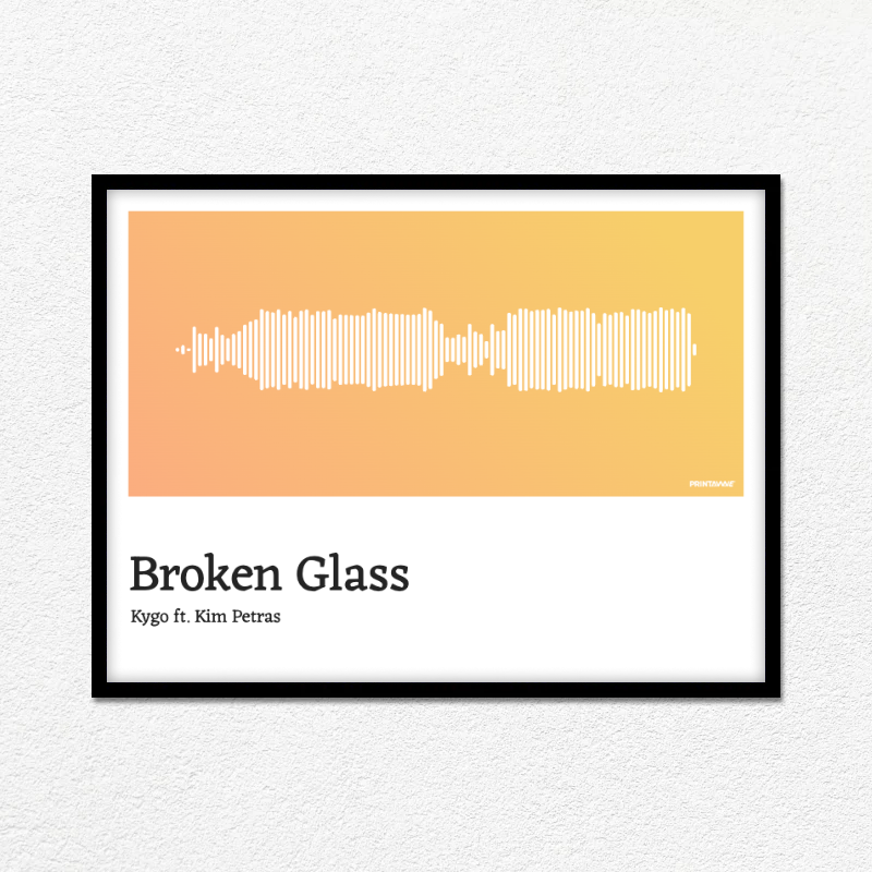 Kygo ft. Kim Petras - Broken Glass Printawave Unique Design #1697791453058
