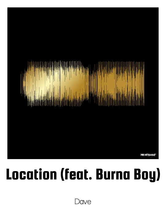 Dave - Location (feat. Burna Boy) Printawave Unique Design #1698829304770