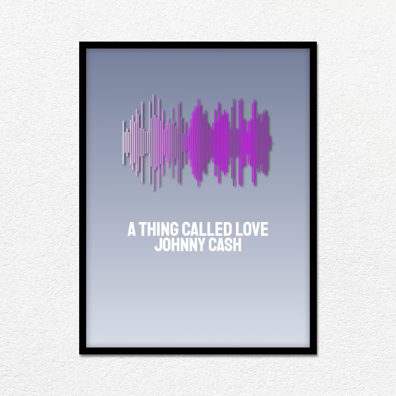 Johnny Cash - A Thing Called Love Printawave Unique Design #1705770083075